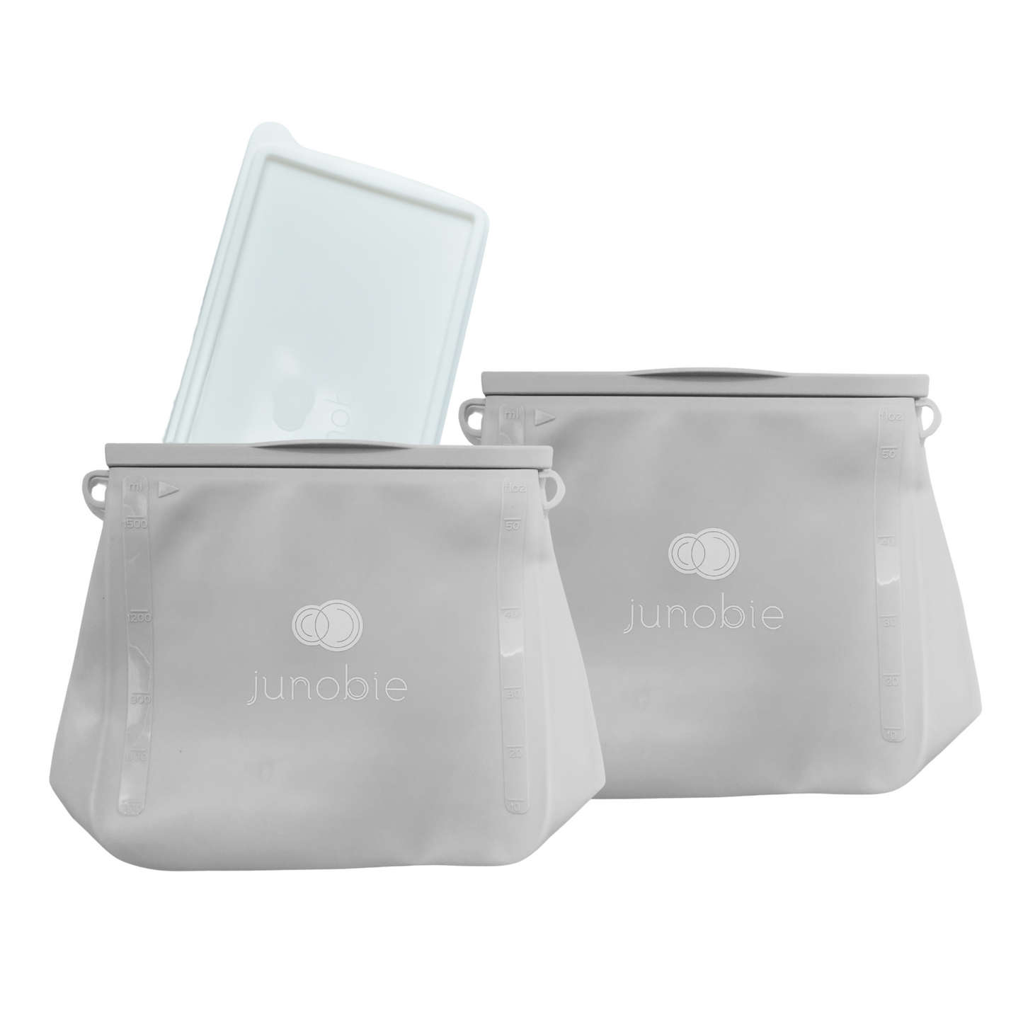 Junobie 3-Pack Large Milk Storage and Stash Bags 50oz + Milk and Food Storage Tray 10oz Bundle [SAVE Php400]