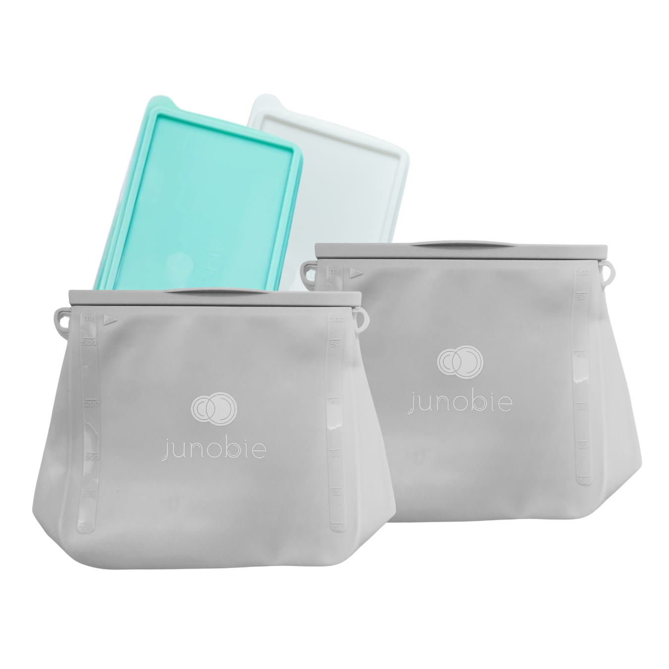 Junobie 4-Pack Large Milk Storage and Stash Bags 50oz + Milk and Food Storage Tray 10oz Bundle [SAVE Php500]